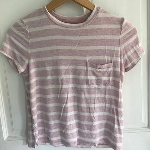 striped short sleeve t-shirt
